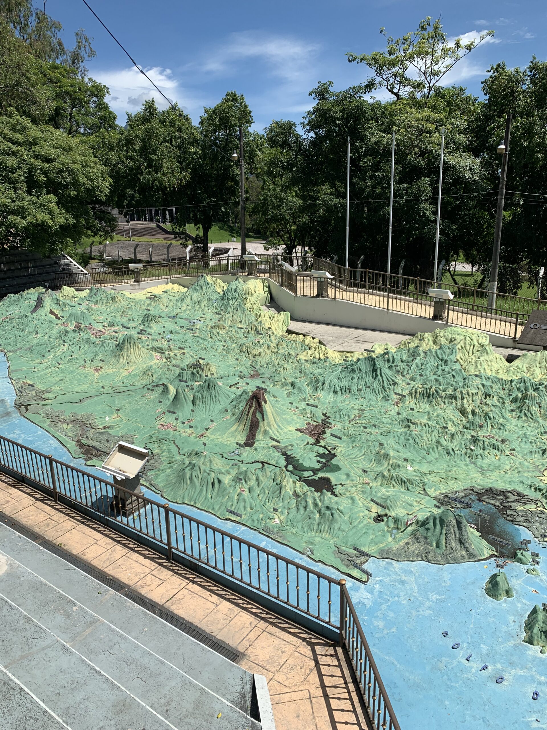 3D map of El Salvador