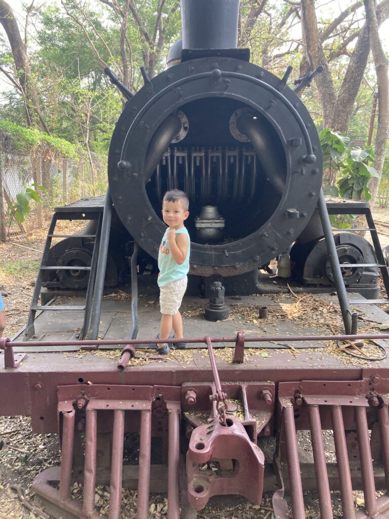 Train museum in El Salvador