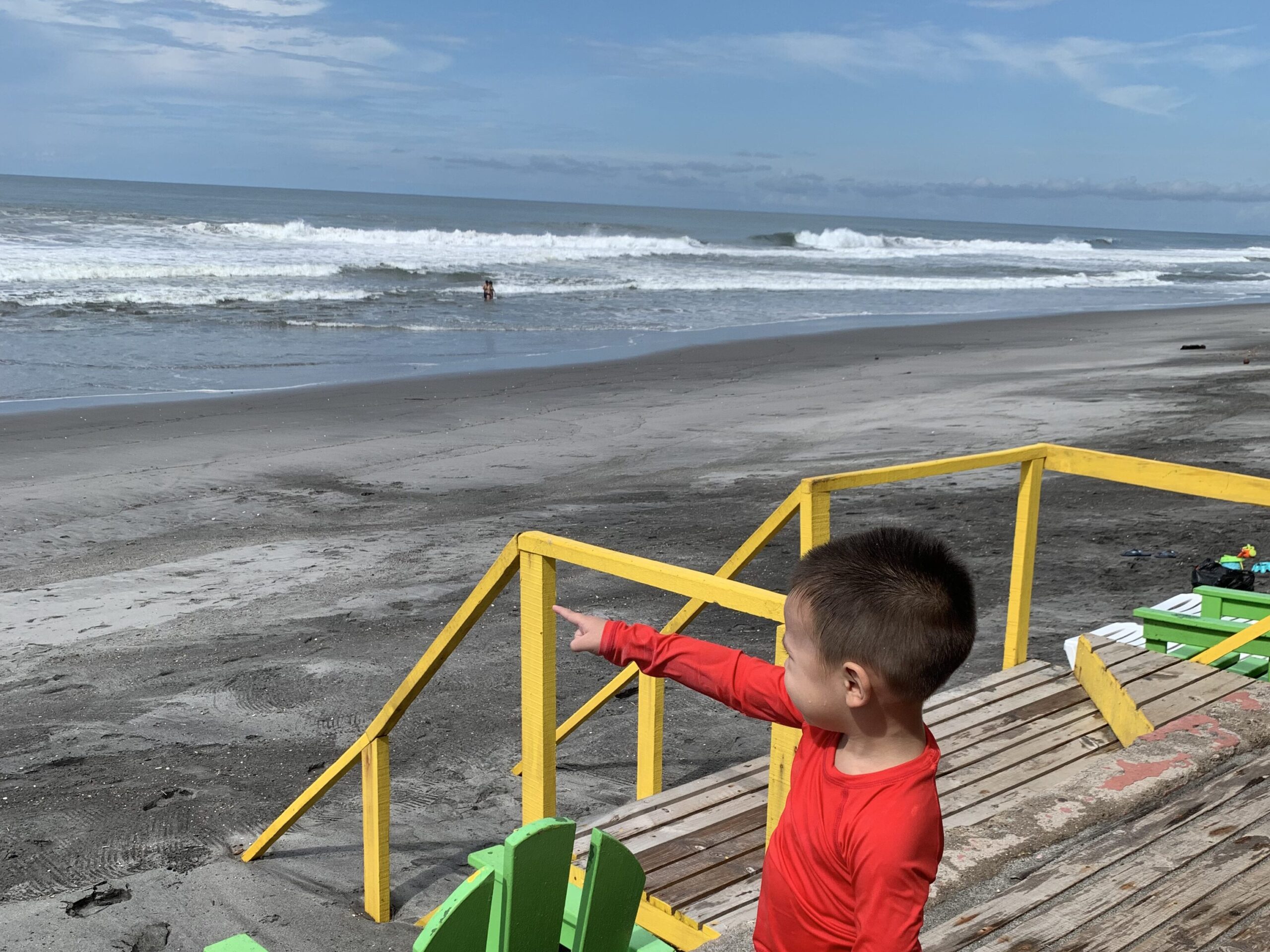 Central coast beaches in el salvador
