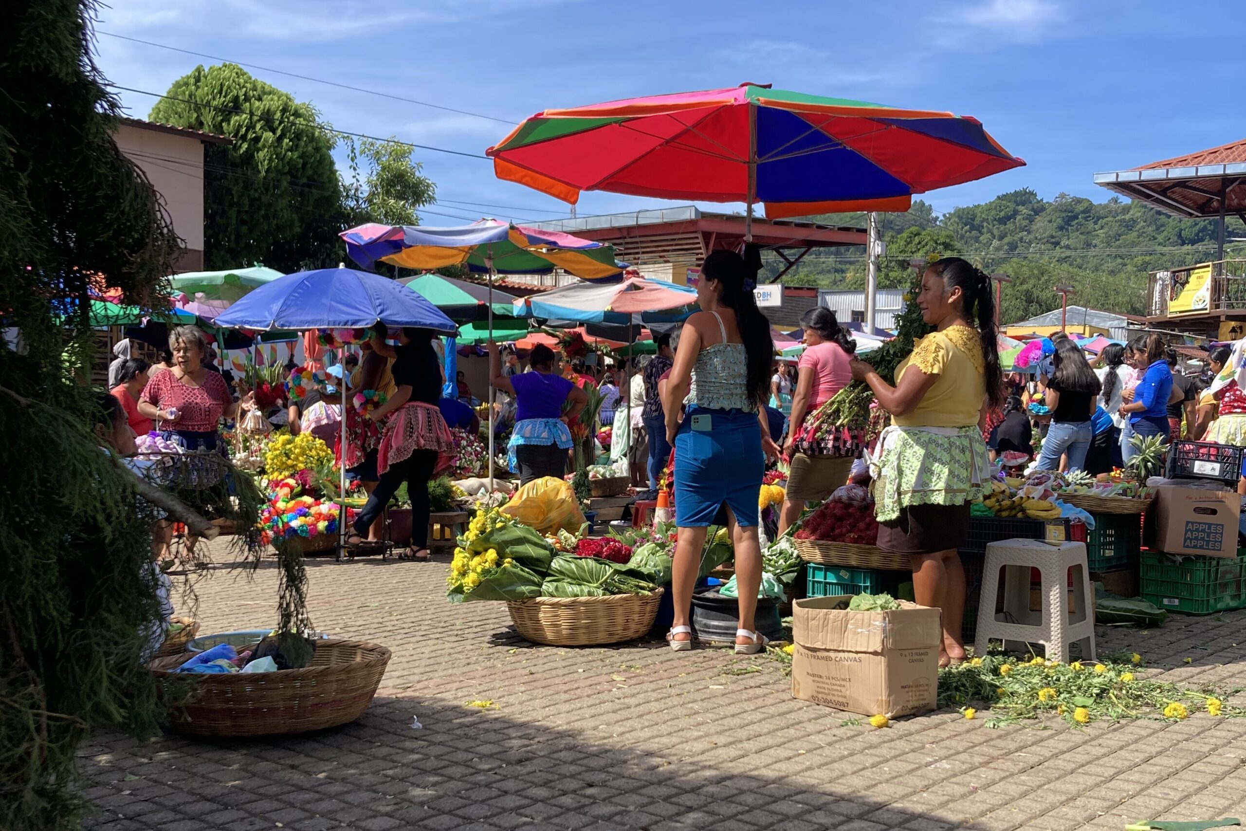 Nahuizalco market on the Ruta de las Flores