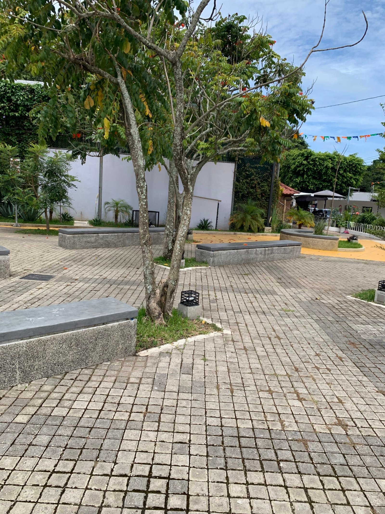 Cine al aire libre del parque central Nuevo Cuscatlán — foto 2