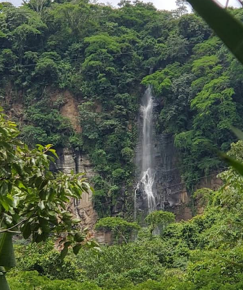El Chorrerón waterfall viewpoint at FURESA El Salvador